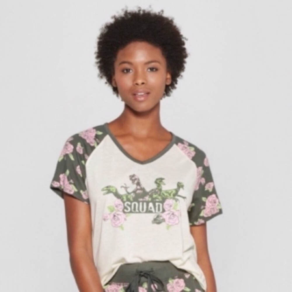 Jurassic Park Floral Squad Blouse